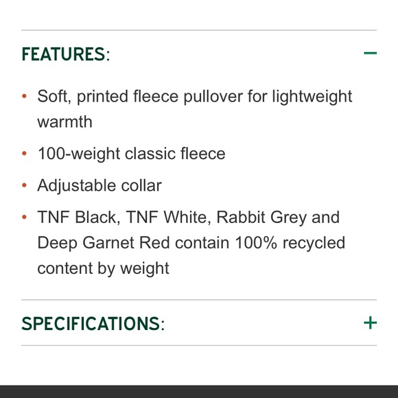 The North Face novelty fleece lined glacier pullover, royal blue, medium - Picture 5 of 11